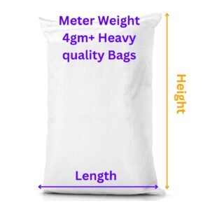 Customizable PP Woven Sacks - Jumbo Size 4GSI fabrics Length Available from 49 inch to 63 inches